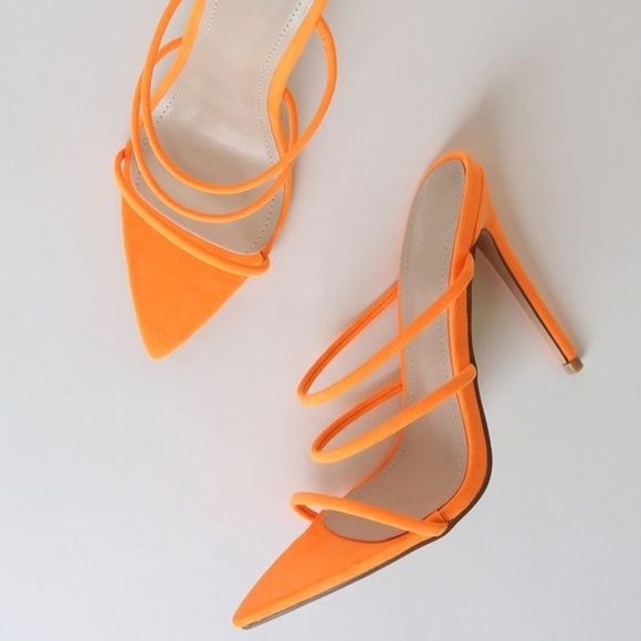 Shoes - Last One❗️Suede Slip On Heels
